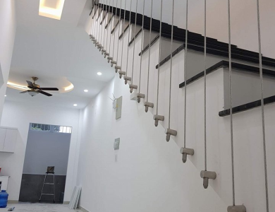 Lưới an toàn cầu thang huyện Phú Mỹ