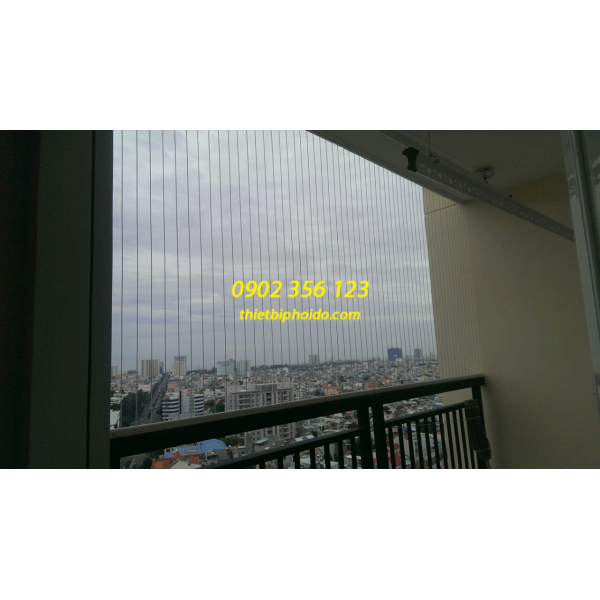 Cách lắp đặt lưới an toàn ban công