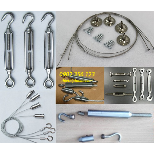 Phụ kiện cầu thang lưới cáp Đà Lạt
