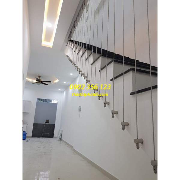 Lưới an toàn cầu thang huyện Phú Mỹ